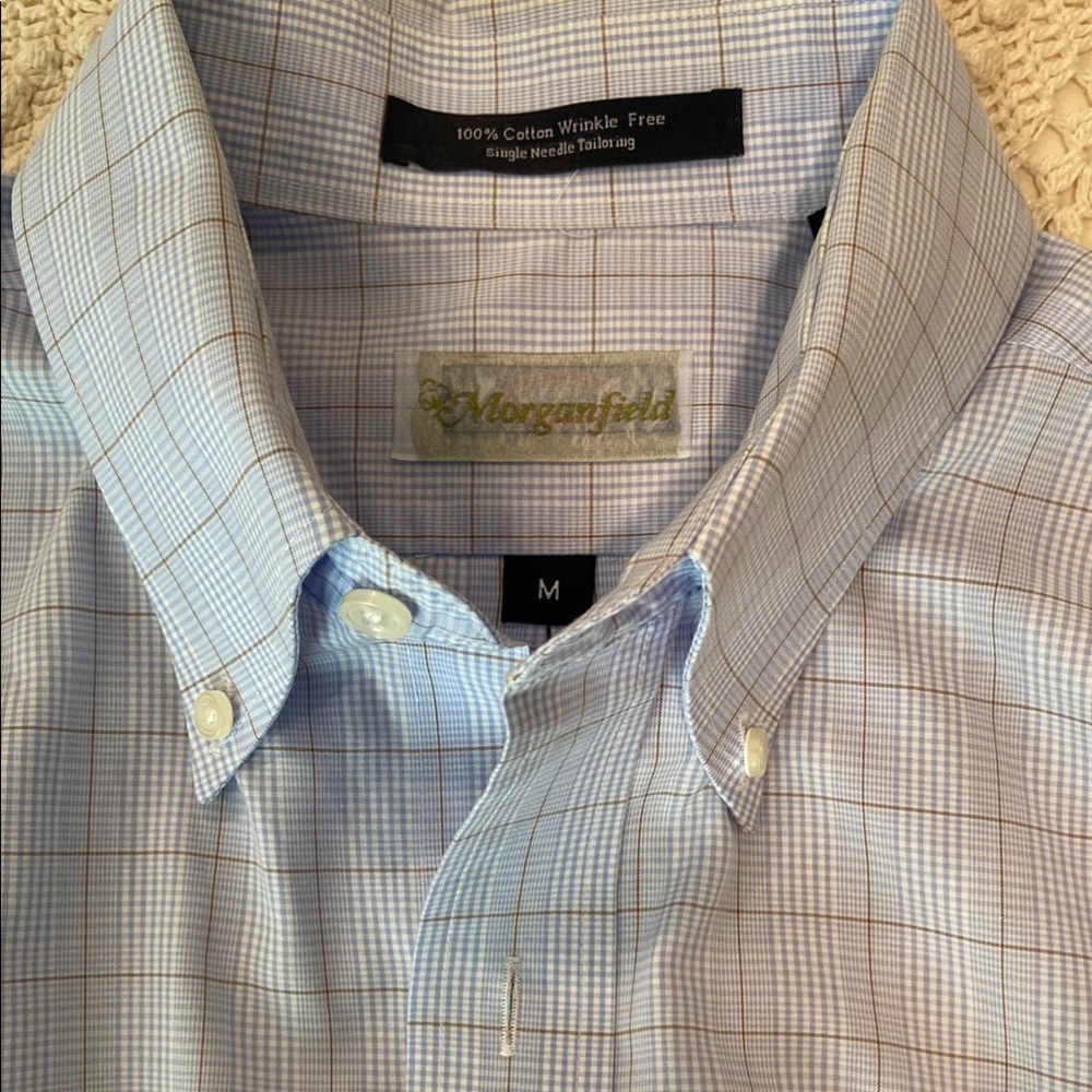 Men's Morganfield Blue Checkered Shirt